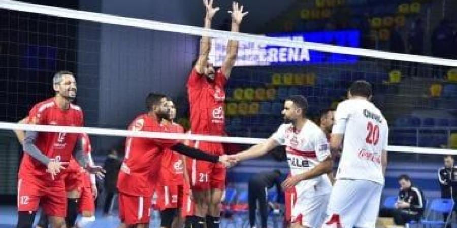 الأهلى والزمالك والاتحاد ضد بتروجت فى بلاى أوف نصف نهائى دورى رجال الطائرة - أقرأ 24